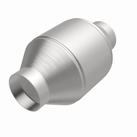 MagnaFlow Univ Cat Conv 2.5in Inlet/Outlet Center/Center Round 3in Body L x 5in W x 8.75in Overall L - 51656