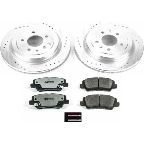 Power Stop 13-15 Cadillac ATS Rear Z26 Street Warrior Brake Kit - K6385-26