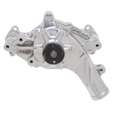 Edelbrock Water Pump High Performance Ford 1965-76 FE V8 Engines Standard Length Polished Finish - 8835