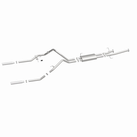 MagnaFlow 14 Toyota Tundra V8 4.6L/5.7L Stainless Cat Back Exhaust Dual Split Rear Exit - 15305