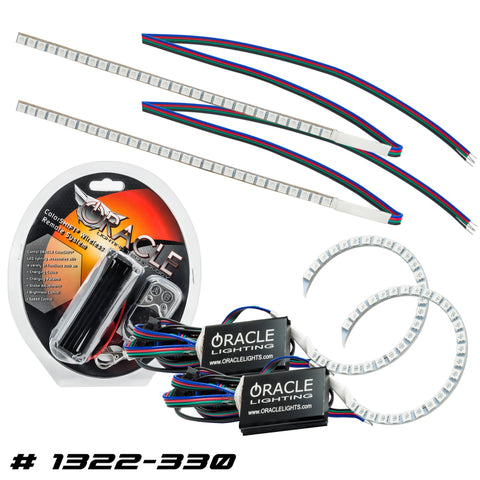 Oracle 15-17 Ford Focus RS/ST DRL Upgrade w/ Halo Kit - ColorSHIFT - 1322-330