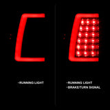 ANZO 1999-2002 Chevy Silverado 1500 LED Taillights Plank Style Black w/Smoke Lens - 311331