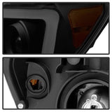 xTune Toyota Tundra 07-13 LED Light Bar Projector Headlights Black Smoked PRO-JH-TTU07-LED-BSM - 9030413