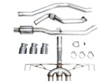 AWE Tuning 2023 Honda Civic Type R FL5 Track Edition Exhaust w/ Triple Chrome Silver Tips - 3020-52287