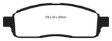 EBC 09 Ford F150 4.6 (2WD) 6 Lug Yellowstuff Front Brake Pads - DP41843R