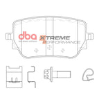 DBA 2020 Mercedes-Benz A 45 (w/Vented Rear Rotor) Rear XP Performance Brake Pads - DB15082XP
