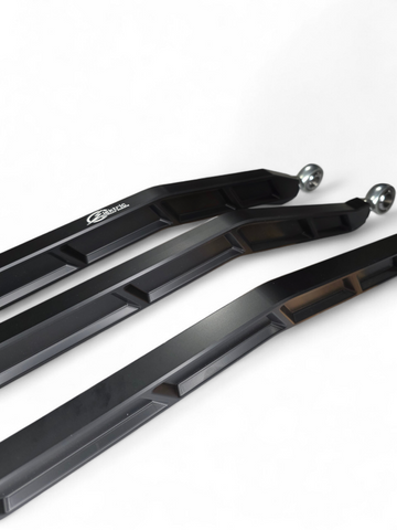 Elektric Offroad 2017+ Can Am Maverick X3 Volt Billet Radius Rods Anodized Black RS 72In Model Only - SUS210001-B