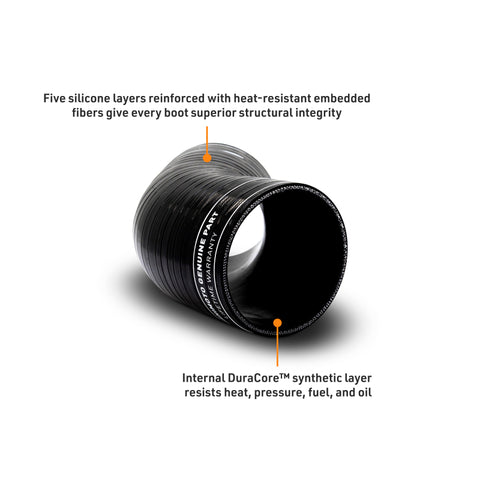 Mishimoto Duracore 4in 45 Degree Coupler - MMDCC-40A4BK