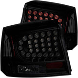 ANZO 2006-2008 Dodge Charger LED Taillights Dark Smoke - 321229