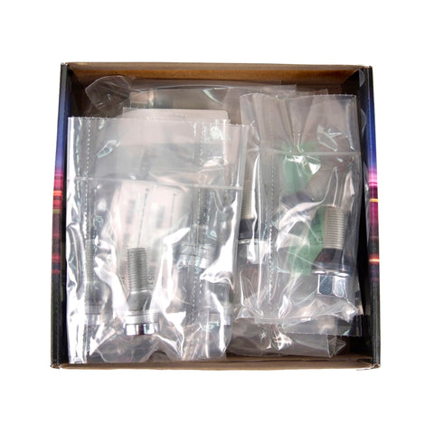 McGard 4 Lug Hex Install Kit w/Locks (Cone Seat Bolt) M12X1.25 / 17mm Hex / 22.0mm Shank L. - Chrome - 67232