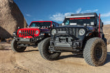 Go Rhino 07-20 Jeep Wrangler JL/JLU/JK/JKU/Gladiator JT Rockline Front Stubby Bumper w/ Overrider - 331101T