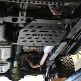 Westin/Snyper 18-21 Jeep Wrangler JL Transfer Case Skid Plate - Textured Black - 42-21085