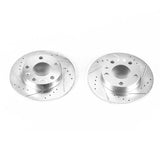 Power Stop 02-06 Audi A4 Rear Evolution Drilled & Slotted Rotors - Pair - EBR655XPR