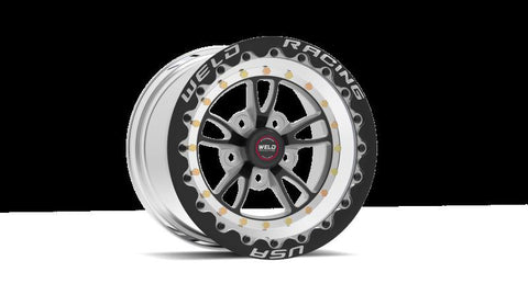 Weld Full Throttle 1-Piece 15x8 / 5x4.5 BP / 3.5in. BS Black Wheel - 793B58206F
