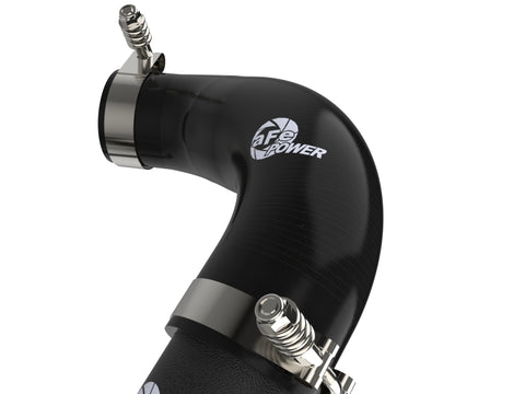 aFe Bladerunner 2.5in Aluminum Tube Hot Charge Pipe Black 2Volkswagen 22-23 GTI (MKVIII) L4-2.0L (t - 46-20608-B