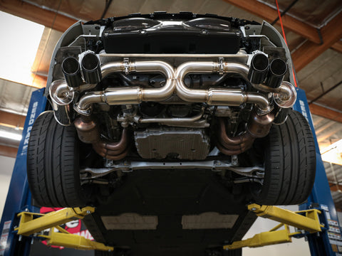 aFe MACH Force-Xp 12-16 Porsche 911 3in to 2.5in 304 SS Cat-Back Exhaust (Excludes Turbo Models) - 49-36406-1B