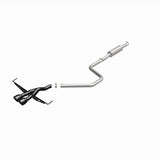 MagnaFlow 2019 Hyundai Veloster 1.6L 2.5in Center Exit Stainless Steel Cat-Back Exhaust w/Blk Tips - 19455