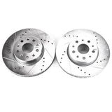Power Stop 16-19 Chevrolet Camaro Front Evolution Drilled & Slotted Rotors - Pair - AR82187XPR