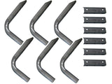 Lund 06-10 Jeep Commander EZ Running Board Mounting Bracket Kit - Brite - 300063