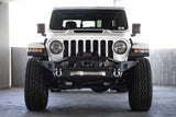 DV8 Offroad 18-23 Jeep Wrangler JL / 20-23 Jeep Gladiator JT FS-7 Mid-Width Winch Front Bumper - FBJL-07