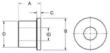 Synergy 1.875in Universal Bushing Halve - 4305-01