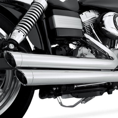 Vance & Hines HD Dyna 06-17 Bigshots Staggered Chrome PCX Full System Exhaust - 17338