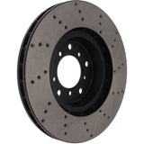 StopTech 01-06 BMW M3 Drilled Right Front CRYO Rotor - 128.34059CR