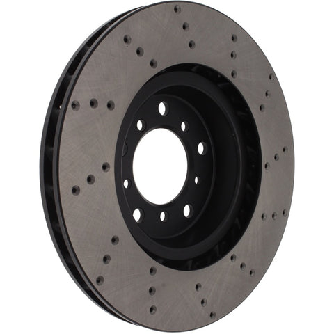 StopTech 01-06 BMW M3 Drilled Right Front CRYO Rotor - 128.34059CR