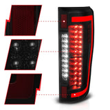 ANZO 2017+ Ford F-250 LED Taillights - Black/Smoke - 311288