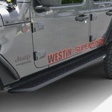 Westin 18-24 Jeep Wrangler (JL) Unlimited 4DR Outlaw Running Board - Textured Black - 28-34065