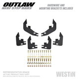 Westin 15-19 Ford F-150 SuperCrew / 17-19 Ford F-250/350 Crew Cab Outlaw Nerf Step Bars - 58-53945