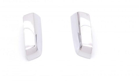 AVS 14-18 Chevy Silverado 1500 (w/o Light Holes) Mirror Covers 2pc - Chrome - 687684