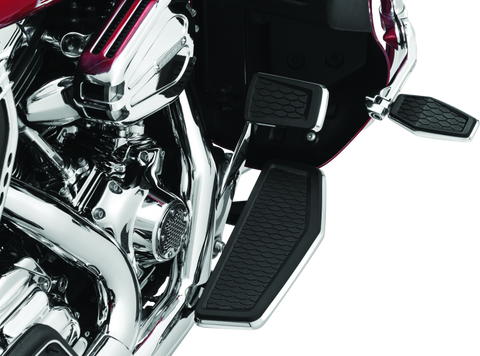 Kuryakyn Hex Brake Pedal Pad Chrome - 5914