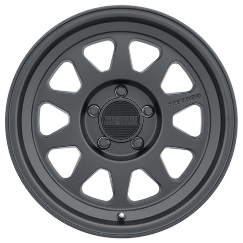 Method MR316 17x8.5 0mm Offset 5x5 71.5mm CB Matte Black Wheel - MR31678550500