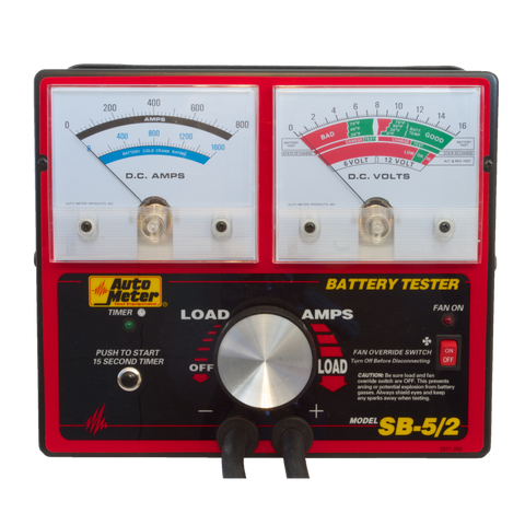 Autometer Battery Tester 800 AMP w/ Unloader - SB-5/2