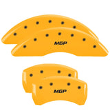 MGP Rear set 2 Caliper Covers Engraved Rear Tiffany Snake Red finish silver ch - 10203RSBYRD