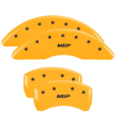 MGP Rear set 2 Caliper Covers Engraved Rear Tiffany Snake Red finish silver ch - 10203RSBYRD