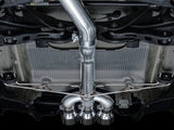 AWE Tuning 2024 Acura Integra Type S DE5 FWD Track Edition Exhaust w/ Triple Chrome Silver Tips - 3020-52335