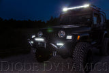 Diode Dynamics 12 In LED Light Bar Single Row Straight Clear Wide (Pair) Stage Series - DD5023P
