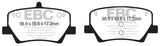 EBC 2018+ Volvo XC40 T4 Greenstuff Rear Brake Pads - DP22366