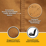 Covercraft 24-26 Jeep Wrangler Fr Buckets Carhartt SeatSaver Custom Front Row Seat Cover - SSC2650CABN