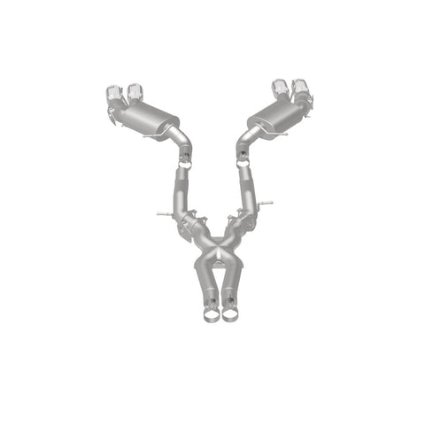 MagnaFlow 2016 Chevy Camaro 6.2L V8 Competition Cat Back w/ Quad Polished Tips - 19265