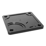 BuiltRight Industries 2020 Jeep Gladiator Bed Plug Plate Cover (Alum) - Black - 110014