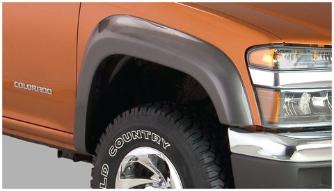 Bushwacker 04-12 GMC Canyon Extend-A-Fender Style Flares 2pc - Black - 41029-02