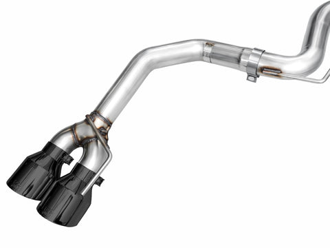 AWE 2024 Ford Mustang Dark Horse S650 RWD Track Edition Cat-Back Exhaust w/ Quad Diamond Black Tips - 3020-43375