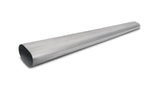 Vibrant 3.5in Oval (Nominal Size) T304 SS Straight Tubing (16 ga) - 5 foot length - 13183