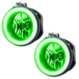Oracle Lighting 07-09 Chrysler Aspen Pre-Assembled LED Halo Fog Lights -Green - 7013-004