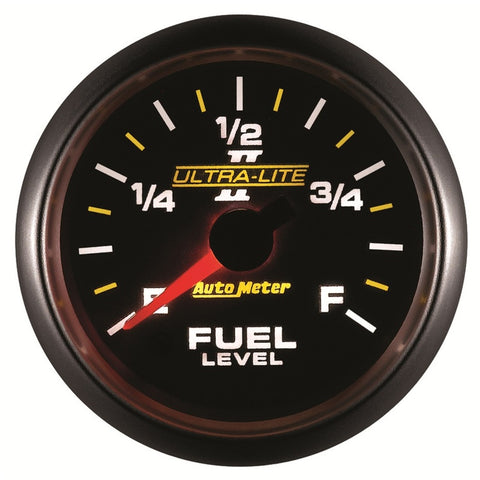 Autometer Ultra-Lite II 2-1/16in 0-280 Ohm Programmable Fuel Level Gauge - 4910