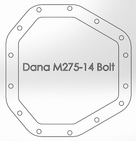 aFe Power Pro Ser Rear Diff Cover Black w/Mach Fins 2017 Ford Diesel Trucks V8-6.7L(td) Dana M275-14 - 46-70352