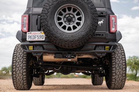 DV8 Offroad 2021-2025 Ford Bronco Rear Tube Bumper - RBBR-08